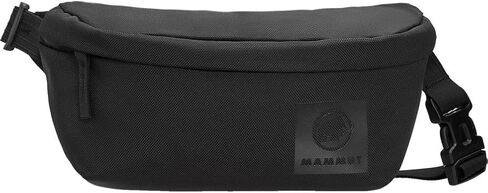 Mammut Xeron Classic Waistpack - Lightweight, Water-Repellent Waist Bag with Zippered Pockets, Black, 2 Liters in Saudi Arabia