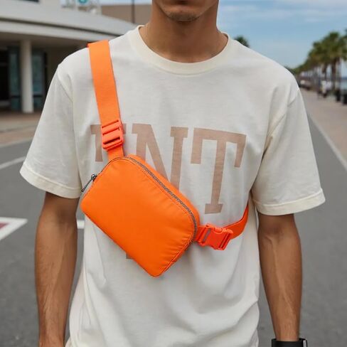 Oxford Fabric Polyester Waist Bag with Adjustable Strap Lightweight Fanny Pack for Travel and Outdoor Activities, Black in Saudi Arabia