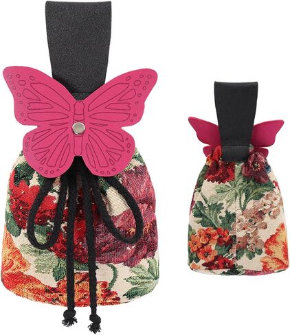 Renaissance Belt Pouch Ren Faire Pack Medieval Butterfly Waist Bag Vintage Coin Purse LARP Halloween Accessories (C) in Kuwait