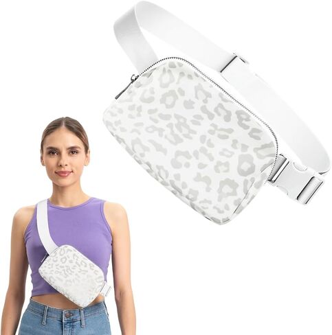 Oxford Fabric Polyester Waist Bag with Adjustable Strap Lightweight Fanny Pack for Travel and Outdoor Activities, Black in Saudi Arabia