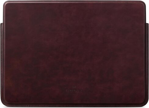 Comfyable 13 Inch Faux Leather Laptop Sleeve Case, Slim Protective Laptop Cover Compatible with MacBook Air M4 2025-2018 & MacBook Pro M2 2022 M1 2020-2016, Berry Brown in Saudi Arabia