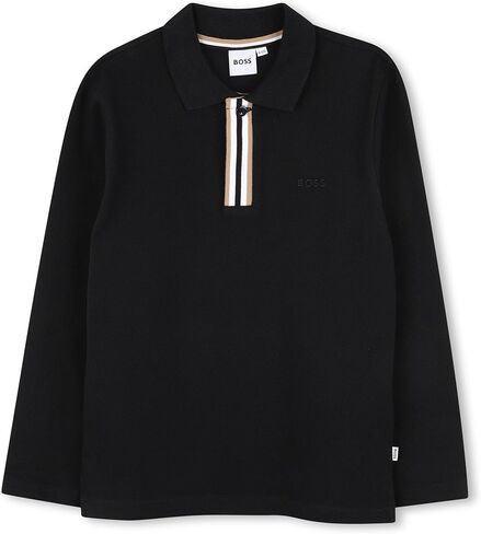 BOSS Boys Long Sleeve Polo Kids Short Sleeve Cotton Classic Fit Polo in Saudi Arabia