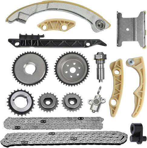9-4201S Timing Chain Kit with Tensioner Guide Rail Sprocket Compatible with Chevy Equinox Malibu Captiva, Buick Regal LaCrosse, GMC Terrain Replaces 94201S, 12680750, 9-0753S in Saudi Arabia