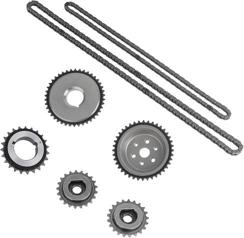 9-4201S Timing Chain Kit with Tensioner Guide Rail Sprocket Compatible with Chevy Equinox Malibu Captiva, Buick Regal LaCrosse, GMC Terrain Replaces 94201S, 12680750, 9-0753S in Saudi Arabia