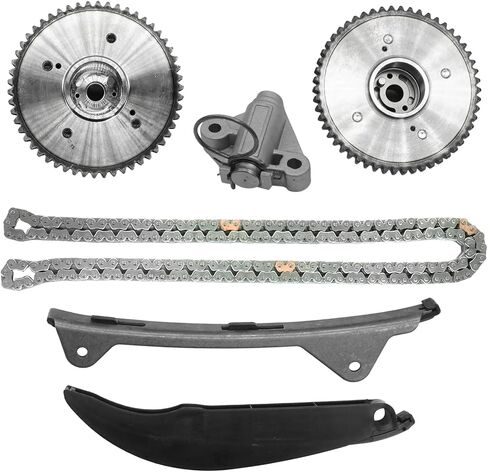 مجموعة سلسلة التوقيت وضرس تروس VVT، يناسب موديلات Hyundai Kia المختارة، يستبدل OEM 24350-2E001، 24370-2E000، 24321-2E000، 24410-2E000، 24420-2E000، 24430-2E000، 41042 in Saudi Arabia