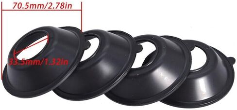 Genuine Fit For Honda Shadow VT750 2000-2007 Carb 2PCS Carburetor Slide Diaphragms Genuine OEM Replacement in Saudi Arabia