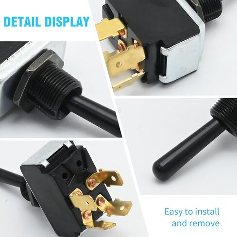 16-06657 Toggle Switch Replacement for Peterbilt 379 2004 2005 Replacement for Peterbilt 330 379 330 357 359 377 378 387 Replaces 1606657 8956K996 577.75611 in Saudi Arabia