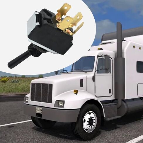 16-06657 Toggle Switch Replacement for Peterbilt 379 2004 2005 Replacement for Peterbilt 330 379 330 357 359 377 378 387 Replaces 1606657 8956K996 577.75611 in Saudi Arabia
