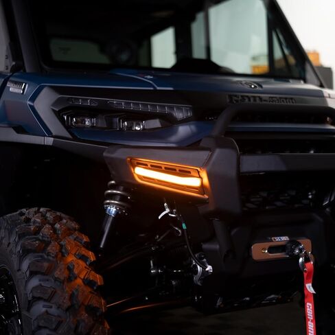 RAVEK Can-Am Defender HD11 Plug & Play Auto-Cancel UTV Turn Signal Kit with White Running Lights 2026+ in Saudi Arabia