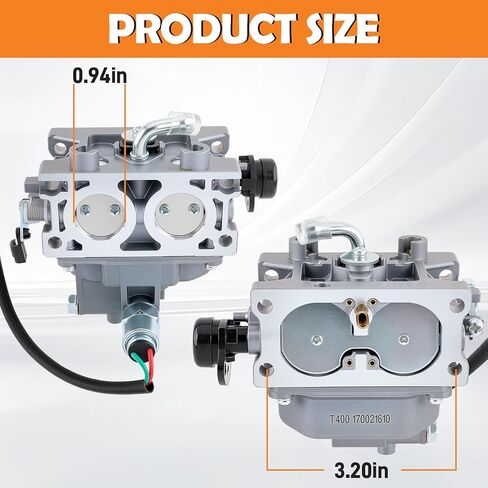 HUAYI 136-7842 127-9289 136-7840 Carburetor Carb Fit for E-Series Quest, S-Series Quest for Toro TimeCutter ZTR Radius, Silver in Saudi Arabia