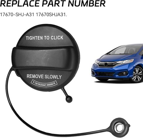 17670-SHJ-A31 غطاء غاز لسيارة Honda Accord بديل غطاء الوقود لهوندا 2005-2007 Accord، 2005-2006 CRV، 2006-2011 Element، 2005-2008 Pilot، 2006-2009 S2000 & Acura 2005-2006 MDX، RSX، TL، TSX in Saudi Arabia