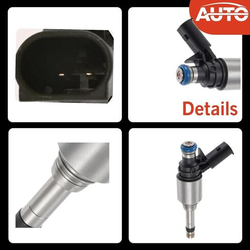 Fuel Injector Set of 4 Compatible with Hyundai Santa Fe Sport Tucson Kia Optima Sorento Sportage Replace 353102GGA0 in Saudi Arabia
