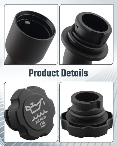 Engine Oil Filler Tube with Oil Filler Cap 917-420 FC208 Fit for GMC Yukon Sierra Envoy, Fit for Chevrolet Tahoe Silverado, Compatible with Cadillac Buick Hummer Etc, Replace 12574386 12573337 in Saudi Arabia