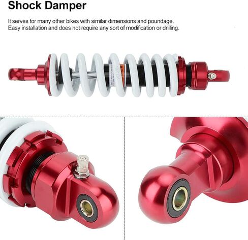 Rear Shock Damper Suspension Spring 325mm for Motorcycle Pit Bike Compatible with Multiple Vehicles in Saudi Arabia
