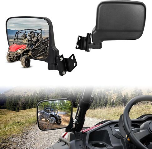 Center Rear View Mirror for Honda Pioneer 1000-3 1000-5 1000-6 2016-2025 Accessories, UTV Adjustable Interior Center Rearview Mirror(1PC, Convex) in Saudi Arabia
