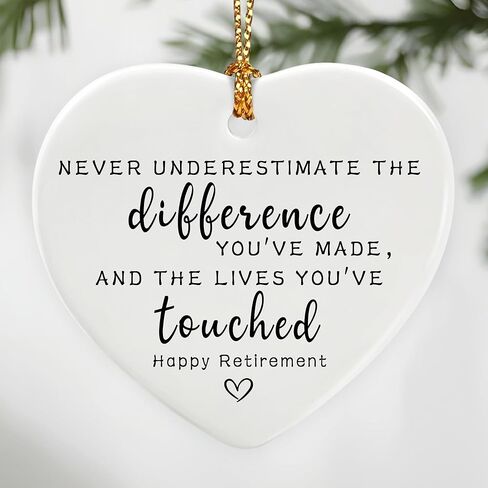 Friend Letterbox Gift, Friend Gifts | Appreciation, Inspirational & Thank You Friendship Gift, Friend’s Present Keepsake | Farewell Gifts, Christmas Ornament for Friends, Coworkers in Saudi Arabia