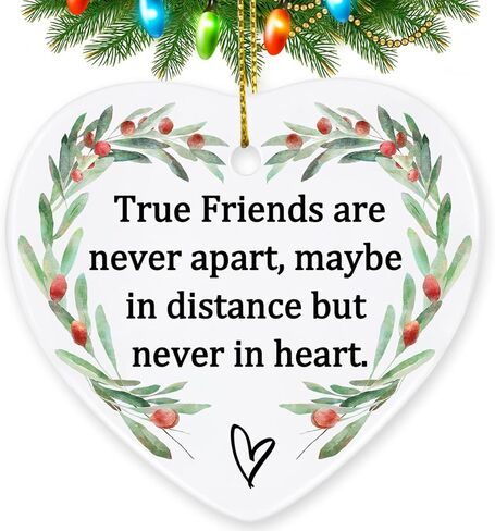 Friend Letterbox Gift, Friend Gifts | Appreciation, Inspirational & Thank You Friendship Gift, Friend’s Present Keepsake | Farewell Gifts, Christmas Ornament for Friends, Coworkers in Saudi Arabia