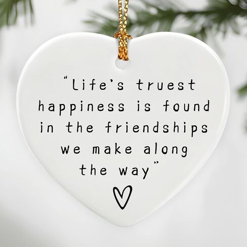 Friend Letterbox Gift, Friend Gifts | Appreciation, Inspirational & Thank You Friendship Gift, Friend’s Present Keepsake | Farewell Gifts, Christmas Ornament for Friends, Coworkers in Saudi Arabia