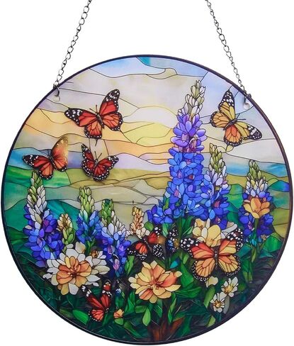 Stained Acrylic Window Handing-Life Tree Suncatcher for Window Doors,Home Decoration, Christmas,Thanksgiving Day,Mother's Day Birthday Gift for Women,Men,and Mom(6In) in Saudi Arabia