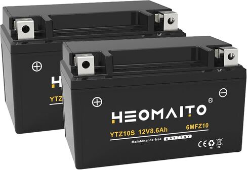 Battery YTZ10S-BS, 12V 8.6Ah, 10HR, 310 CCA, 6MFZ10 Rechargeable Maintenance Free SLA AGM Motorcycle Battery 1 Pack in Kuwait