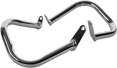 Chrome Engine Guard Freeway Crash Bar for Yamaha for V Star 650 1998-2011 V-Star 400 650 -(Iron) in Saudi Arabia