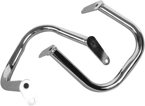 Chrome Engine Guard Freeway Crash Bar for Yamaha for V Star 650 1998-2011 V-Star 400 650 -(Iron) in Saudi Arabia