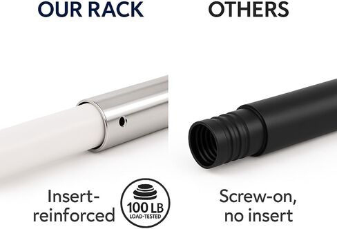 حامل رفوف مثبت على الحائط - طول 60 بوصة قابل للتعديل (28 بوصة - 60 بوصة) in Kuwait