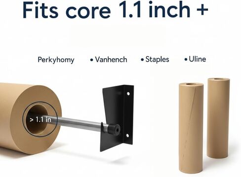 حامل رفوف مثبت على الحائط - طول 60 بوصة قابل للتعديل (28 بوصة - 60 بوصة) in Kuwait