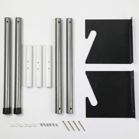 حامل رفوف مثبت على الحائط - طول 60 بوصة قابل للتعديل (28 بوصة - 60 بوصة) in Kuwait