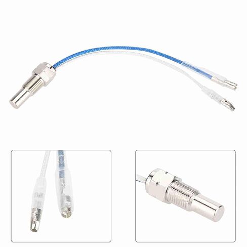 0.125 NPT Universal Car Water Temperature Sensor, Replacement Sensor with Two Wires, for Water Oil Thermometers in Saudi Arabia
