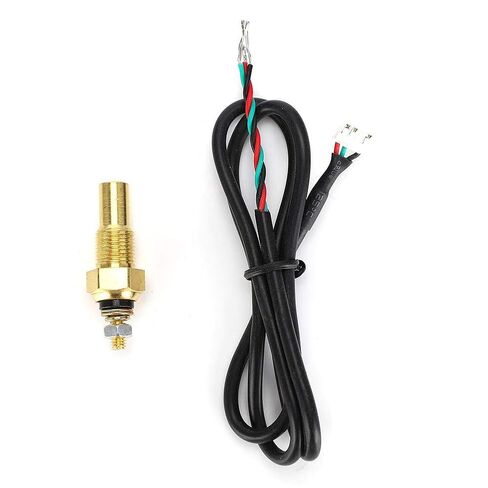 Water Temp Meter, 2in 52mm ABS Car Electronic Water Temp Meter Temperature Analog Gauge with Sensor 7 Colors LED Universal in Saudi Arabia