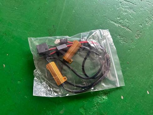 2Pcs H7 Load Resistor Kit Fix Hyper Flash, 50W 6 Ohm H7 Resistors for Switchback Turn Signal Light, Load Resistor Turn Signal Kit Canbus Decoder in Kuwait