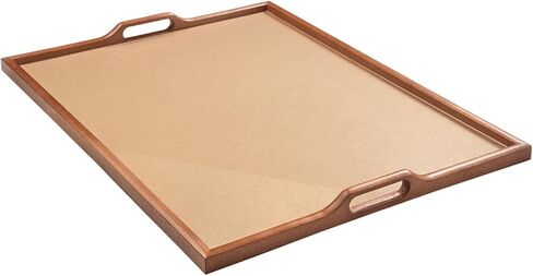 Bits and Pieces Jigsaw Puzzle Serving Tray - Wood Tray Holds 18" x 24" Jigsaw Puzzles, Removable Acrylic Puzzle Cover - Puzzling Accessories in Saudi Arabia