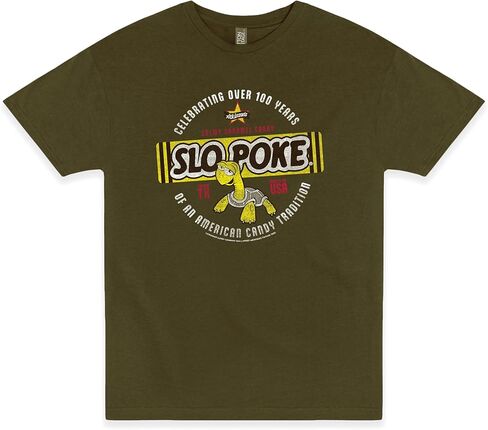 Slo Poke® Chewy Caramel Candy T-Shirt – Retro Candy Logo Graphic Tee, Vintage Candy Lover Shirt in Saudi Arabia