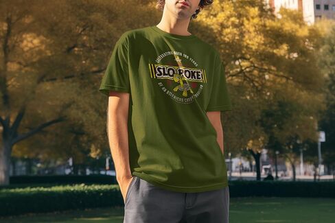 Slo Poke® Chewy Caramel Candy T-Shirt – Retro Candy Logo Graphic Tee, Vintage Candy Lover Shirt in Saudi Arabia