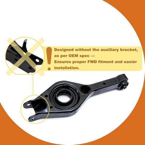 2PCS Rear Lower Control Arm Compatible with Hyundai Sonata 2011–2014, Tucson 2010-2015(FWD), Kia Optima 2011–2015,Sportage 2011-2014(FWD), Replaces# 55210-3S050, 55220-3S050 Driver & Passenger Side in Saudi Arabia