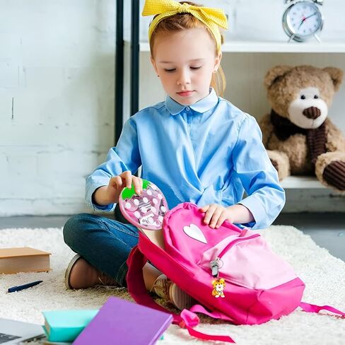 مجموعة لوازم المكتب الصغيرة بالفراولة تتضمن اللوازم المدرسية الصغيرة دباسة صغيرة ومقصًا ومزيل دبابيس وثقب وموزع شريط وملاحظات لاصقة وقلم in Kuwait