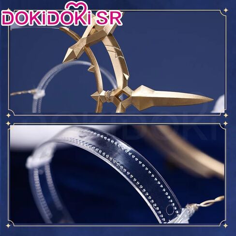 KIRA KIRA Sunday Cosplay Props Halo Doki-SR Game Honkai:Star Rail Cosplay Sunday Halo Headwear Gold in Saudi Arabia