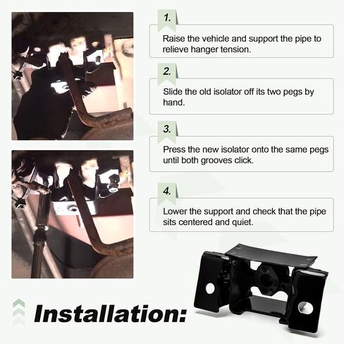 Front Muffler Exhaust Pipe Mount Insulator Hanger Bracket Rubber Compatible with 2008-2021 Nissan Rogue 2007-2012 Sentra Replace 20651-JG300 20651-JG30A in Kuwait
