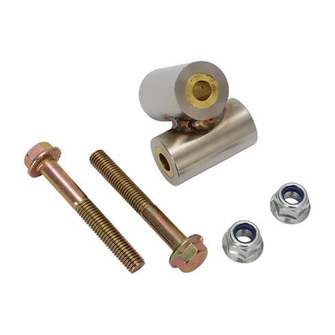 Motoparty Solid Shifter Linkage U-Joint Eliminates Shifter Slop for Subaru 5 Speed 2002-2018 - 304 Stainless Steel & Brass Insert Direct Fit in Saudi Arabia