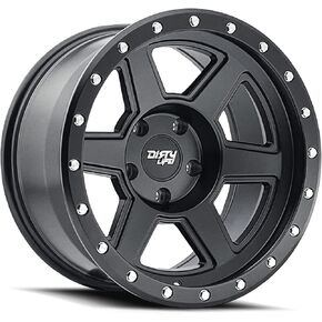 Dirty Life 9315 Compound 17x9 5x5 بوصة - 12 ملم حافة عجلة سوداء غير لامعة 17 بوصة in Kuwait