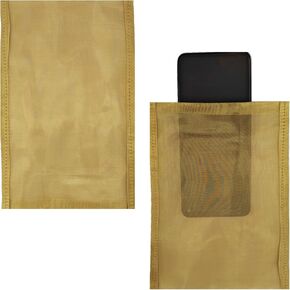 2 Pack Faraday Bags for Phones Car Keys copper mesh, Anti-Theft Faraday cage Cell Phone Signal Blocking Bag for Tablets Anti-Tracking EMP RFID Signal Shielding(Size:Large 7.8 x 11.8 in (20 x 30 cm)) in Saudi Arabia