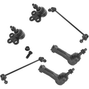 Lower Bar Joint Sway Bar Outer Tie Rod Set 6pc Steering & Suspension Kit Sealed for Chevy for Equinox 2005-2009,for Pontiac for Torrent 2006-2009,for Saturn for Vue 2002-2007, Fast delivery in Kuwait