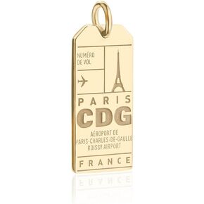 Jet Set Candy Paris CDG Luggage Tag Travel Charm in Kuwait