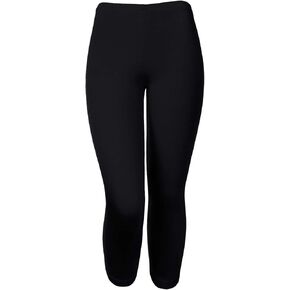 بنطال كابري نسائي عالي الخصر من القطن الناعم لليوجا in Kuwait