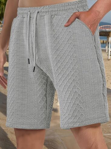 Men’s Summer Retro Style Loose Shorts for Casual Wear Sports Activities Beach Outings Weekend Hangouts Daily Leisure Use in Saudi Arabia