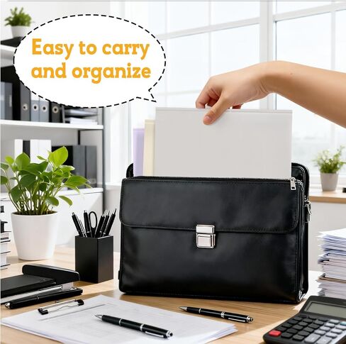 Folders with Pockets and Prongs,7 Pack Heavy Duty Plastic Pocket Folders with 3 Prongs and Business Card Slot,Fit Letter Size Paper,Assorted Color for Home,School and Office in Kuwait