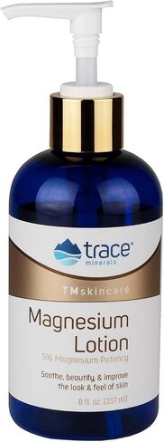 المعادن النادرة | لوشن المغنيسيوم من TMskincare | العناية بالبشرة، وتهدئتها، وتجميلها، وتنعيم مظهر البشرة وملمسها | غير دهني | 8 فلوريدا. أوقية. (237 مل) in Kuwait