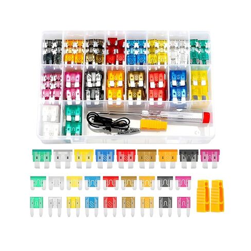 HZEL 306PCS Car Fuse Assortment Kit, 90PCS Standard & 108PCS Mini & 108PCS Low Profile Mini Mixed Blade Fuses with Circuit Tester, 2A 5A 7.5A 10A 15A 20A 25A 30A 35A, Universal for Vehicles in Saudi Arabia