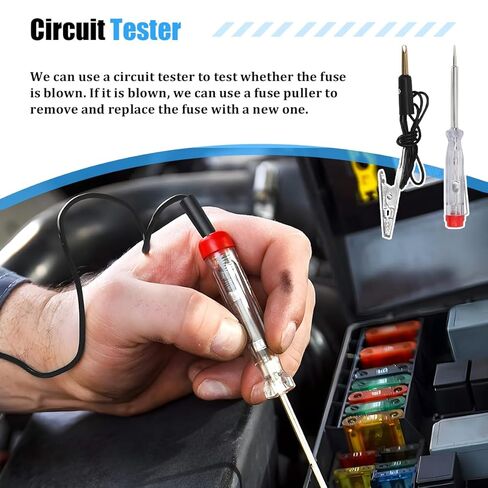HZEL 306PCS Car Fuse Assortment Kit, 90PCS Standard & 108PCS Mini & 108PCS Low Profile Mini Mixed Blade Fuses with Circuit Tester, 2A 5A 7.5A 10A 15A 20A 25A 30A 35A, Universal for Vehicles in Saudi Arabia